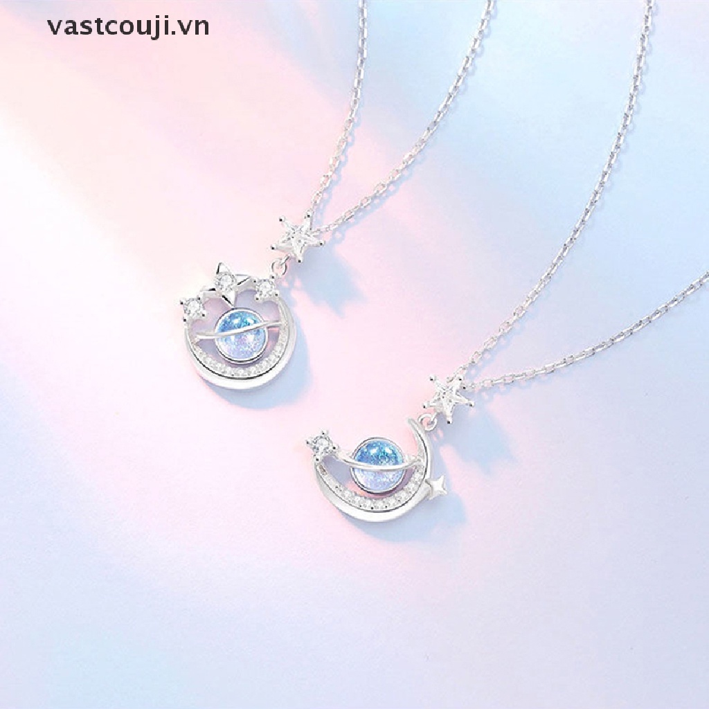 Vòng cổ Mặt Hình Ngôi Sao Mặt Trăng VASTJI Falling Into The Star River Dream Girl
