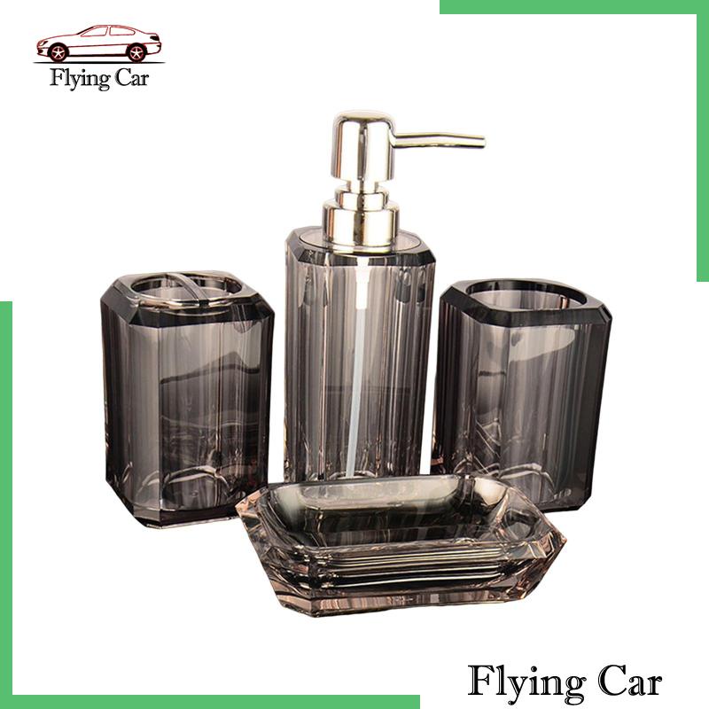 Bộ 4 Giá Đỡ Bàn Chải Đánh Răng / Chai Sữa / Kem Đánh Răng Trang Trí Nhà Cửa / Phòng Tắm Tiện Dụng