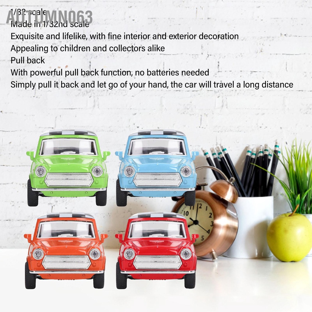 Autumn063 Năm 1/32 Lực Mô Phỏng Dễ Thương Hợp Kim Xe Đồ Chơi Hình Có Cửa Mở Cho Bộ Sưu Tập Trang Trí