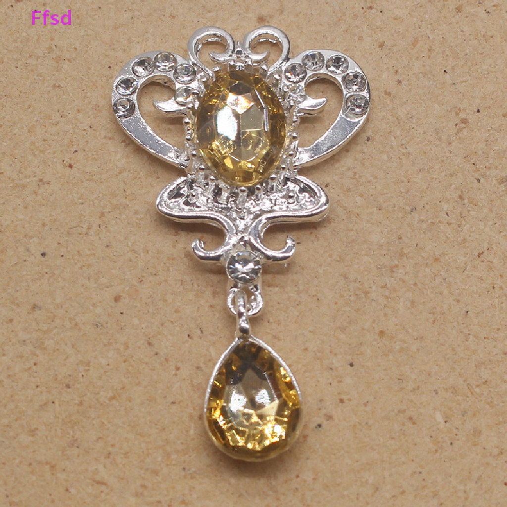 {Ffsd} Mặt Dây Chuyền acrylic Hình Bướm Màu Bạc Làm Phụ Kiện Tóc Trang Phục DIY Bán Chạy