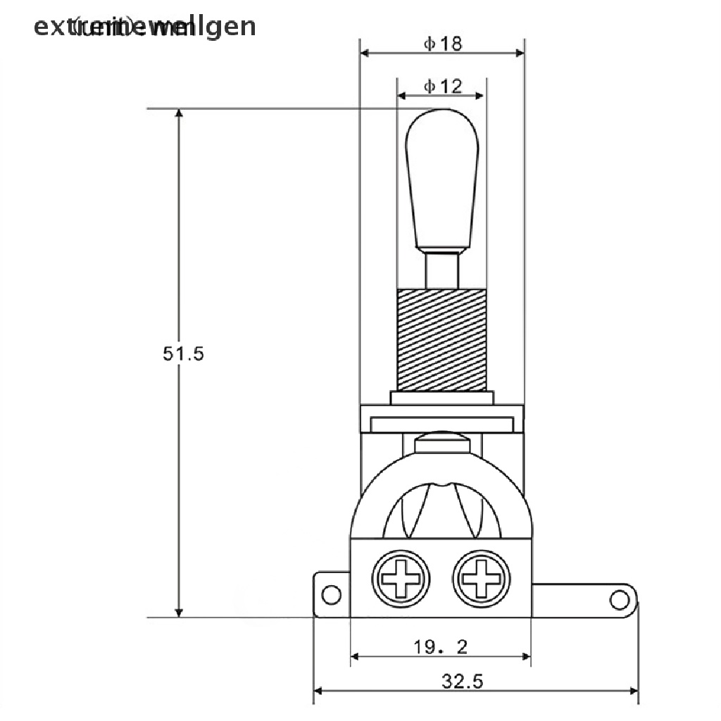 Công Tắc Chuyển Đổi 3 Chiều Epi Cho Đàn Guitar Điện