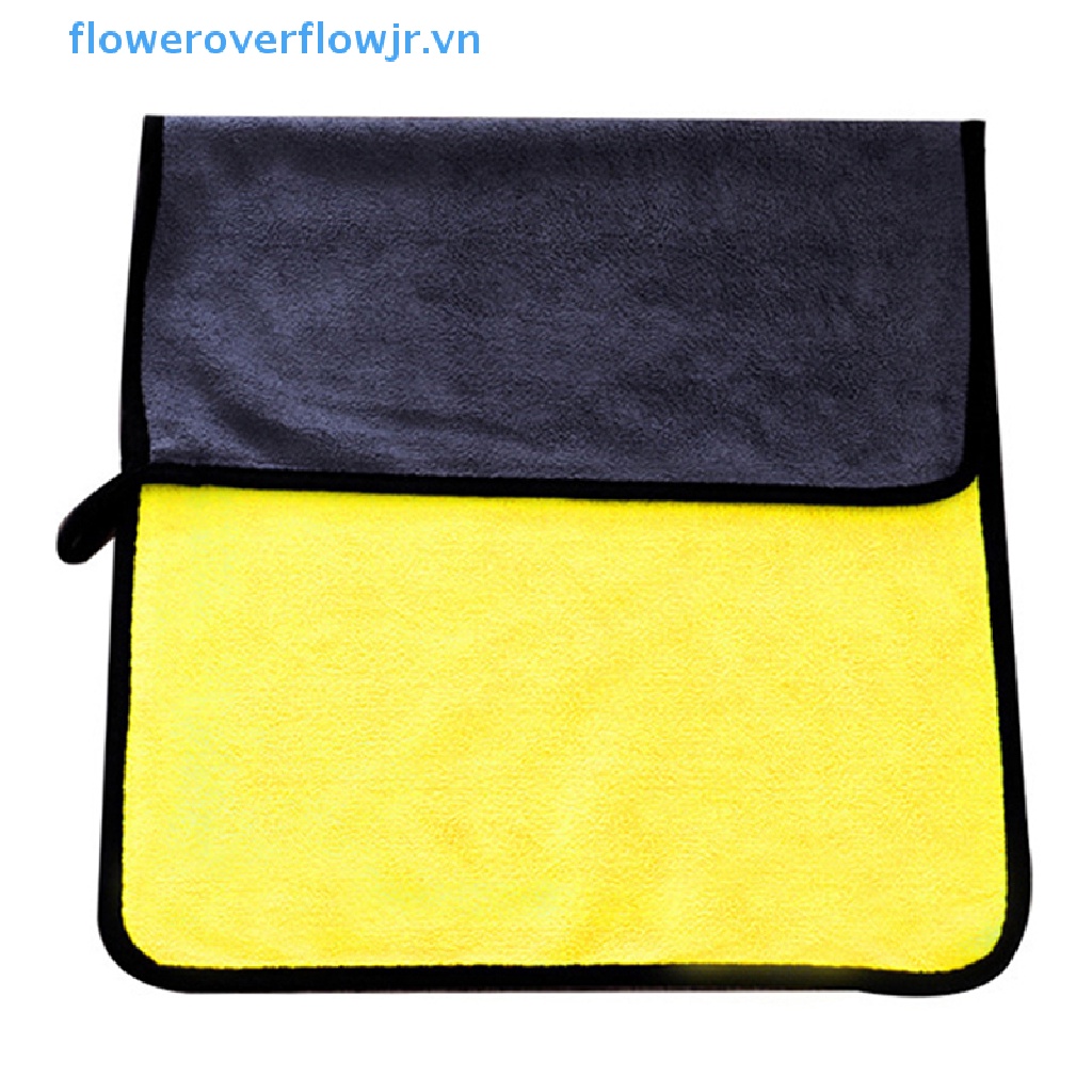 Set 3 Khăn Lau Xe Hơi Bằng Vải Vi Sợi Chất Lượng Cao