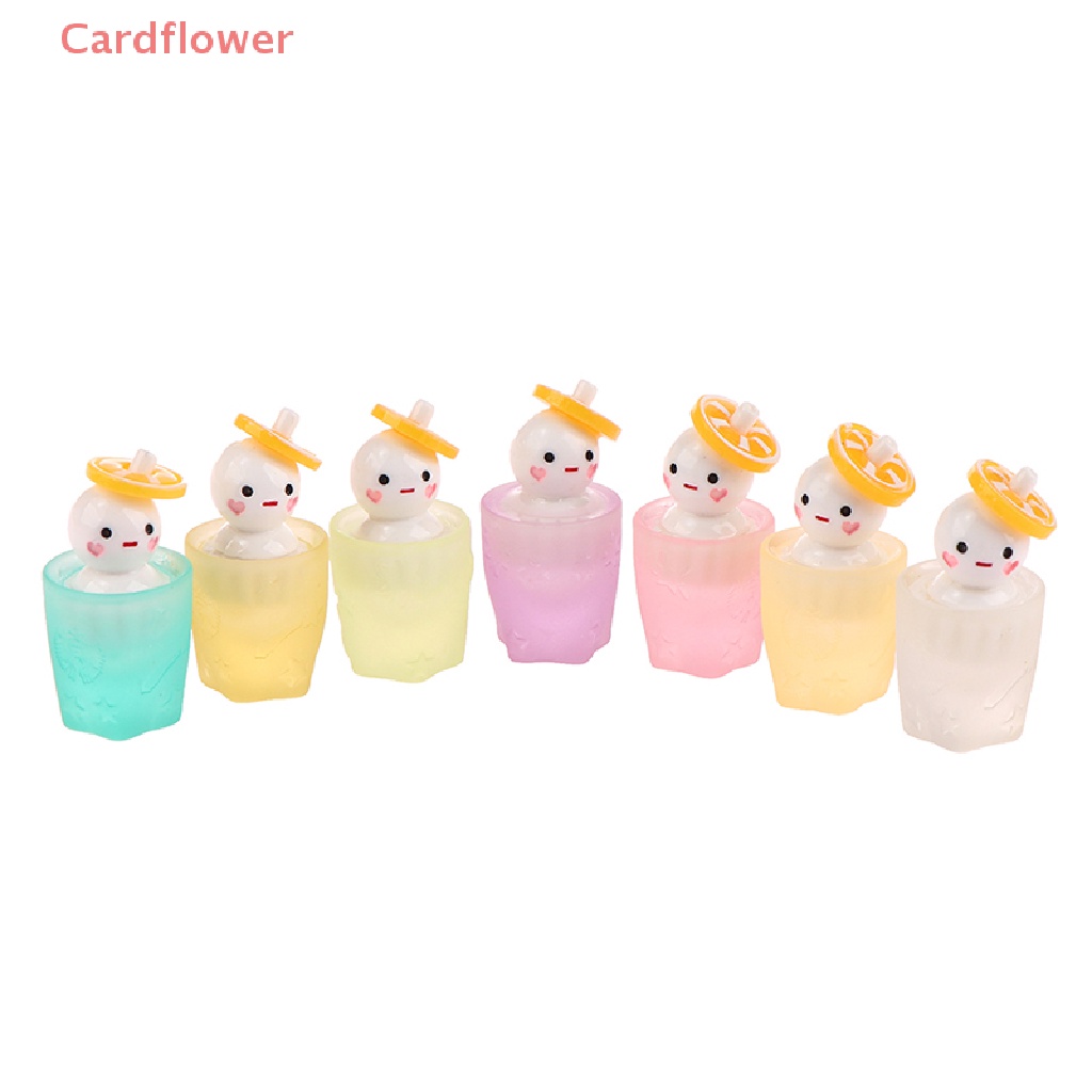 1 Đồ trang trí Ly Kem Mini Phát Quang Dùng Trang Trí Tiểu Cảnh Mới