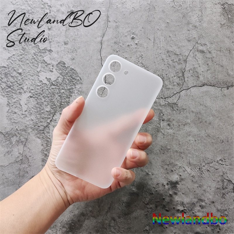 Ốp Điện Thoại Màu Xám Mờ Siêu Mỏng Thời Trang Cho samsung glaxy s23 s22 ultra