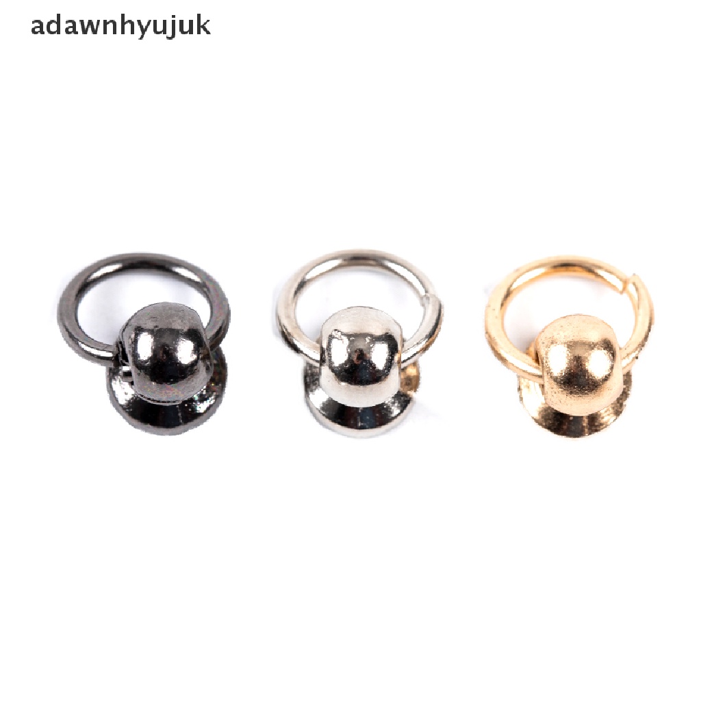Set 10 Đinh Tán Hình Chữ O 8mm Bằng Kim Loại Chuyên Dụng Cho Túi Xách / Điện Thoại