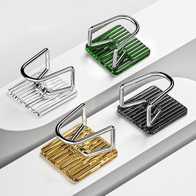 Giá Đỡ Mút Rửa Chén / Xà Phòng Bằng Acrylic Tự Dính Sắp Xếp Gọn Gàng Cho Nhà Bếp Nhà