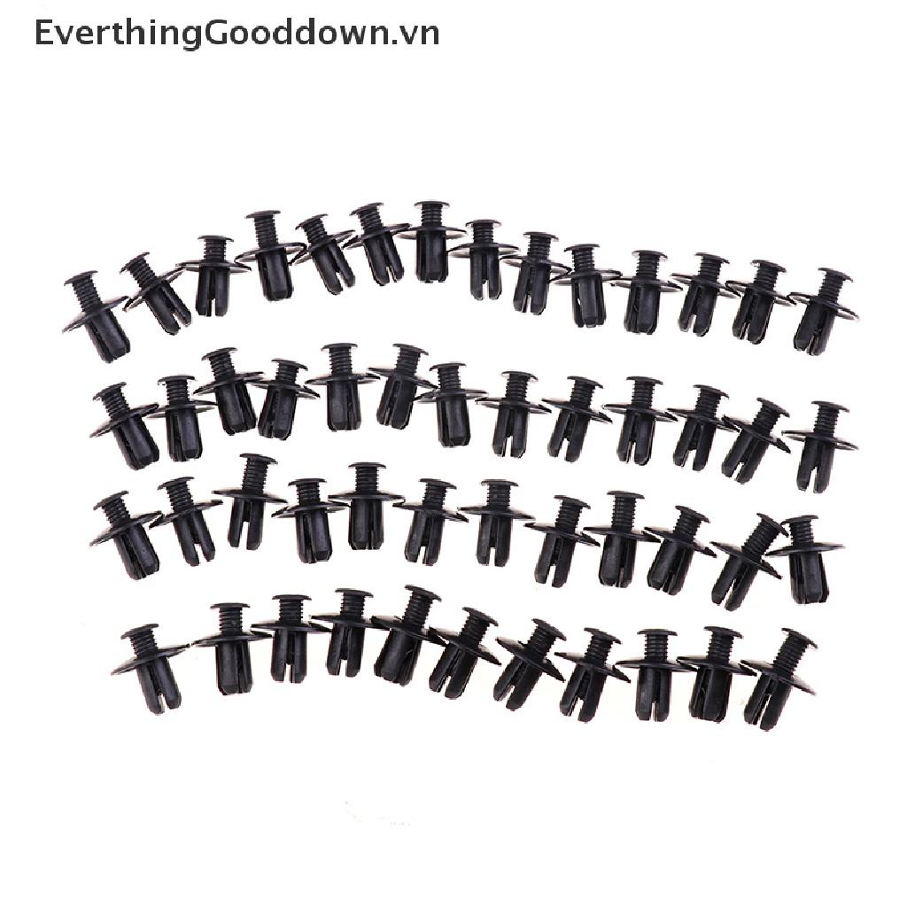 FENDER Set 50 Đinh Tán Nhựa 8mm Chuyên Dụng Cho Xe Hơi