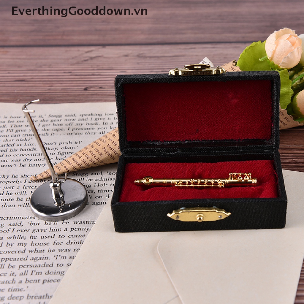 Everthinggooddown Mô Hình Sáo Mini Có Nhạc Cụ Hỗ Trợ Trang Trí