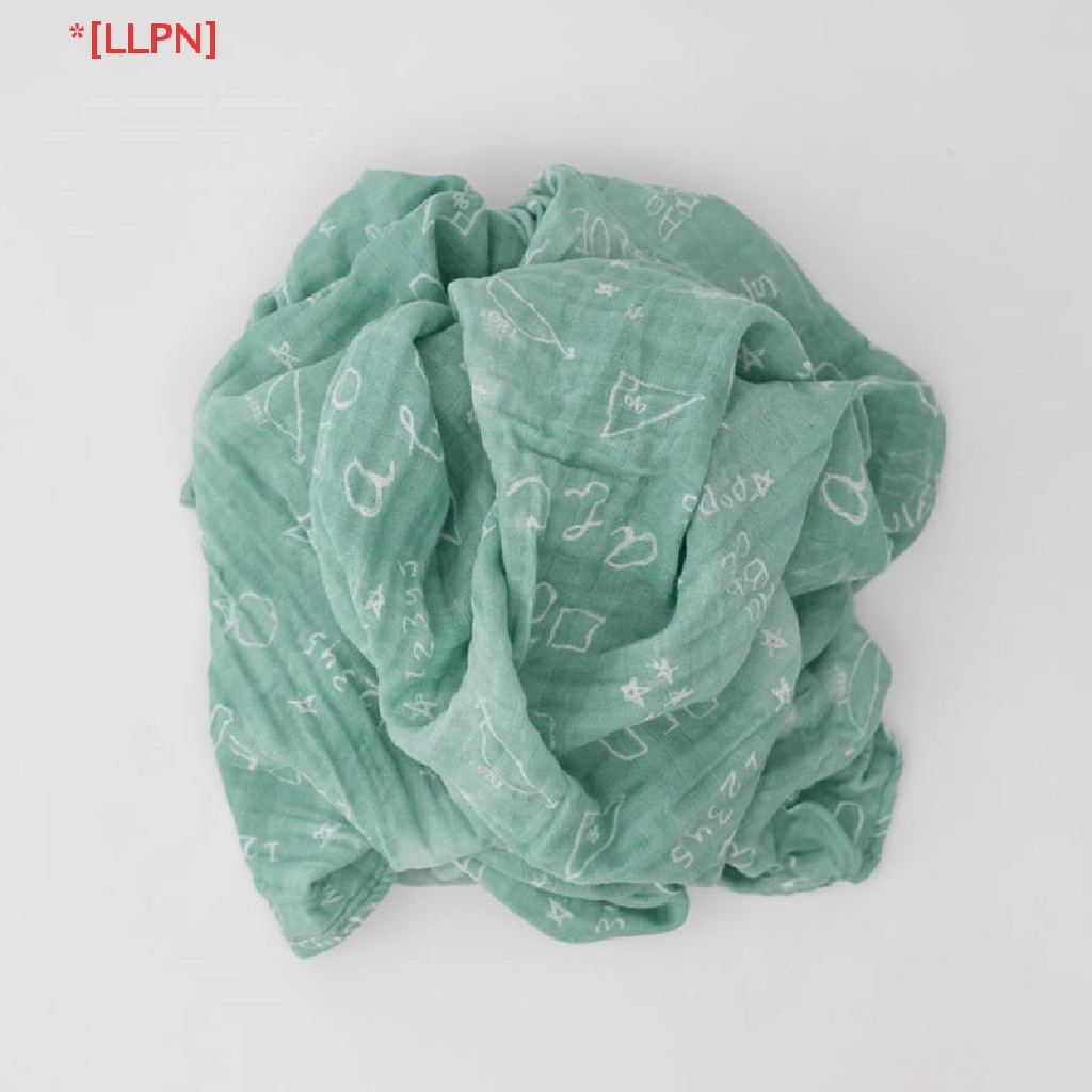 Chăn Quấn Em Bé Sơ Sinh Bằng Cotton Phấn Muslin