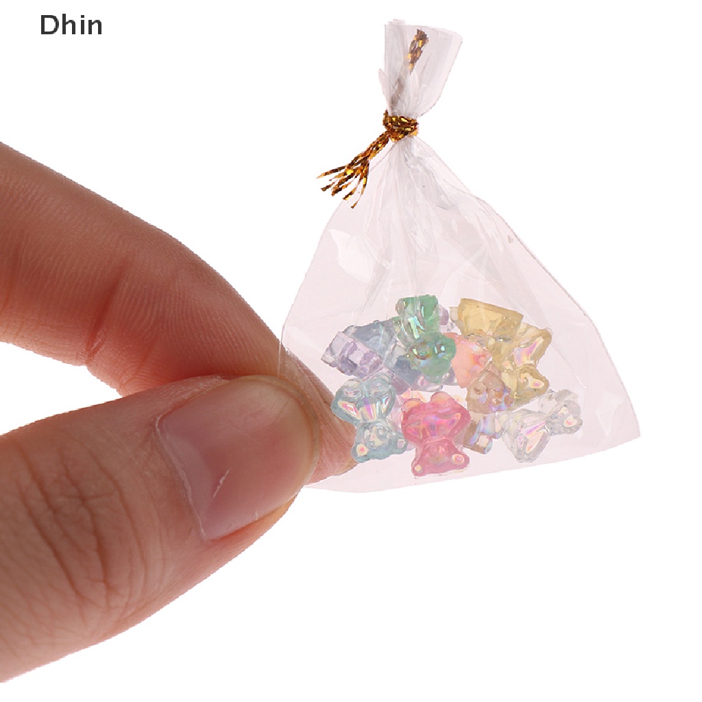 Set 12 Mô Hình Gấu 1: 12 Trang Trí Nhà Búp Bê / Kẹo / Món Tráng Miệng