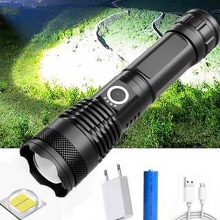Đèn pin led usb sử dụng ngoài trời tiện lợi