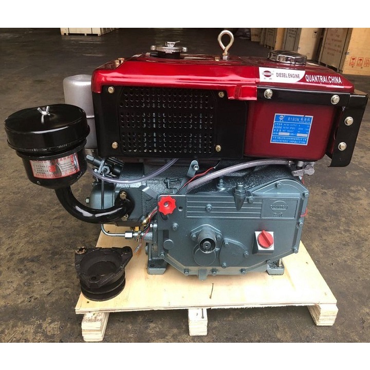 Máy Nổ Diesel 8HP Quantrai R180ND