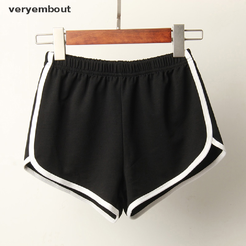 Quần Short Thể Thao Mùa Hè Màu Kẹo Ngọt Lưng Thun Co Giãn Phong Cách Thể Thao Mới Cho Nữ