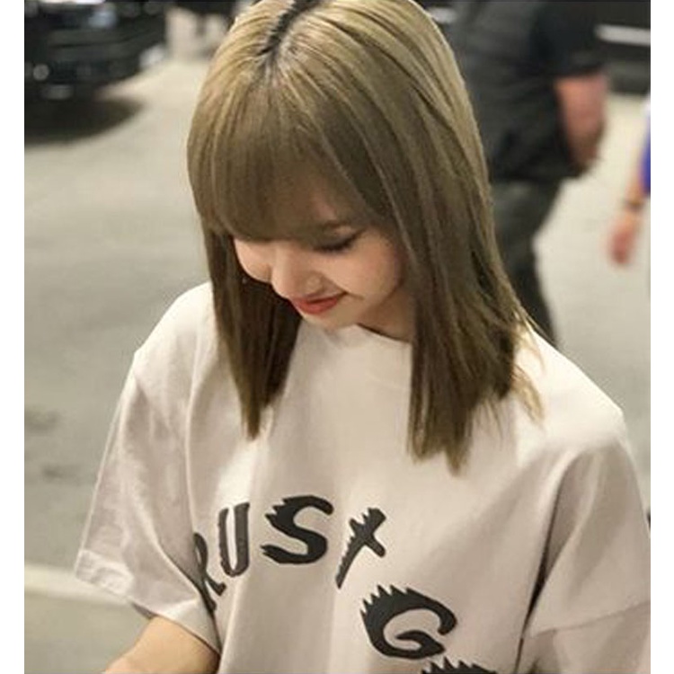 Áo Thun Cotton Tay Ngắn In Hình LISA BLACKPINK Phong Cách Hip Hop Thời Trang Mùa Hè Cho Nam Và Nữ