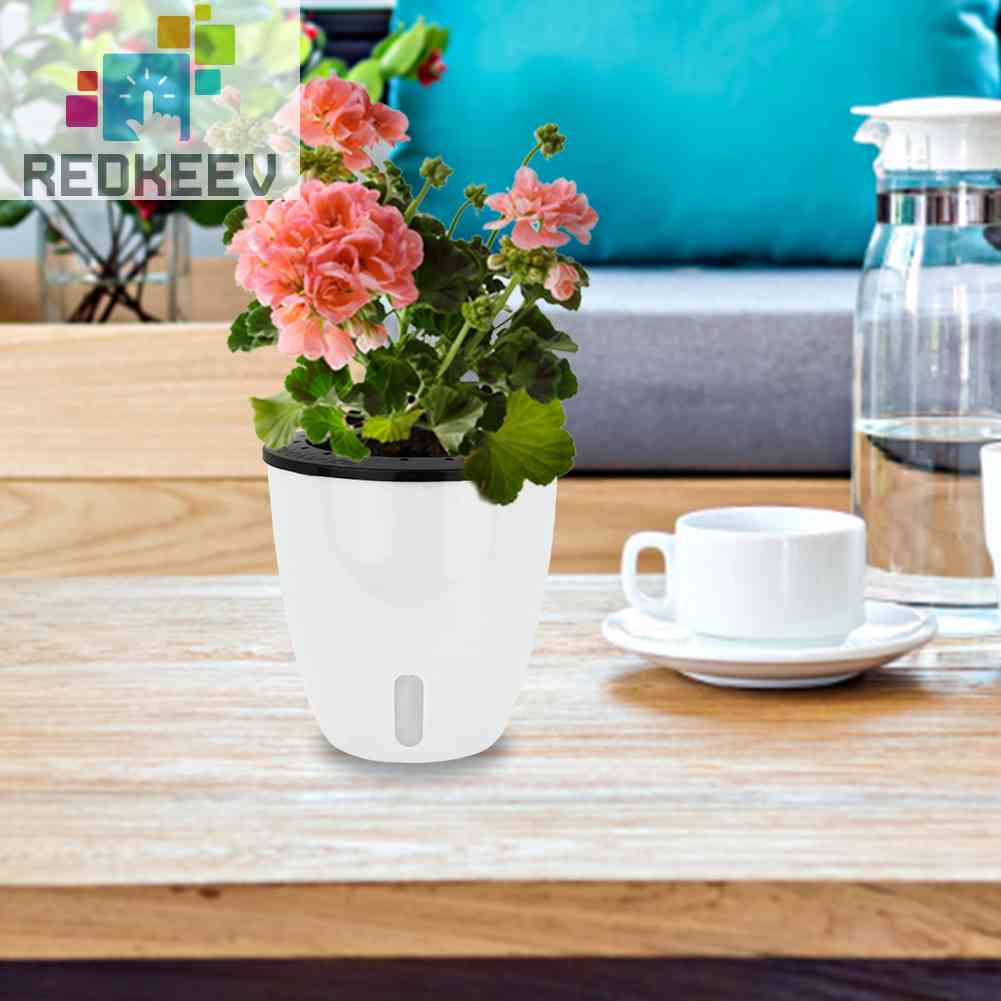 Chậu Hoa Chống Nắng Trong Nhà / Ngoài Trời Tiện Dụng Cho Văn Phòng