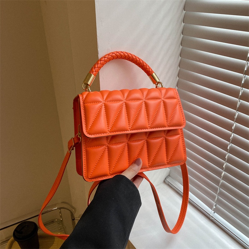 Túi Đeo Vai Hình Vuông Cỡ Nhỏ Màu Sắc Ngọt Ngào Phong Cách Retro Hàn Quốc Thời Trang Xuân 2023