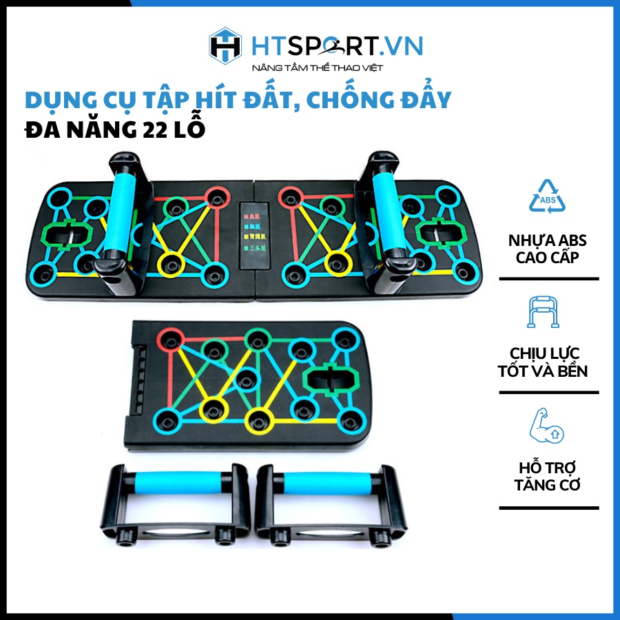 Dụng Cụ Hít Đất Đa Năng Bộ Dụng Cụ Tập Luyện Hít Đất Chống Đẩy Tập Gym Push UpTại Nhà Cao Cấp Có Kẻ Vạch Hướng Dẫn