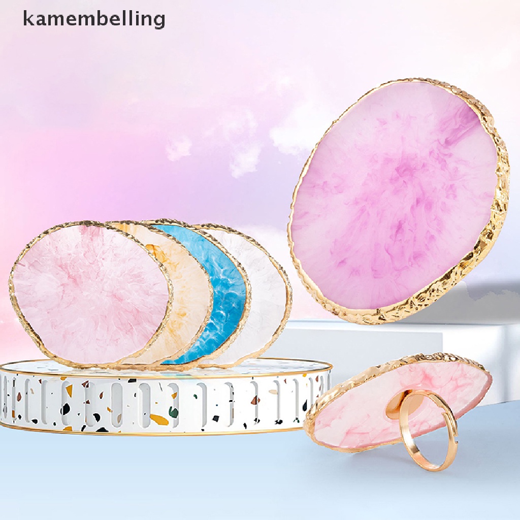 1 Khay Đá Resin Đựng Màu Sơn Móng Tay Nghệ Thuật
