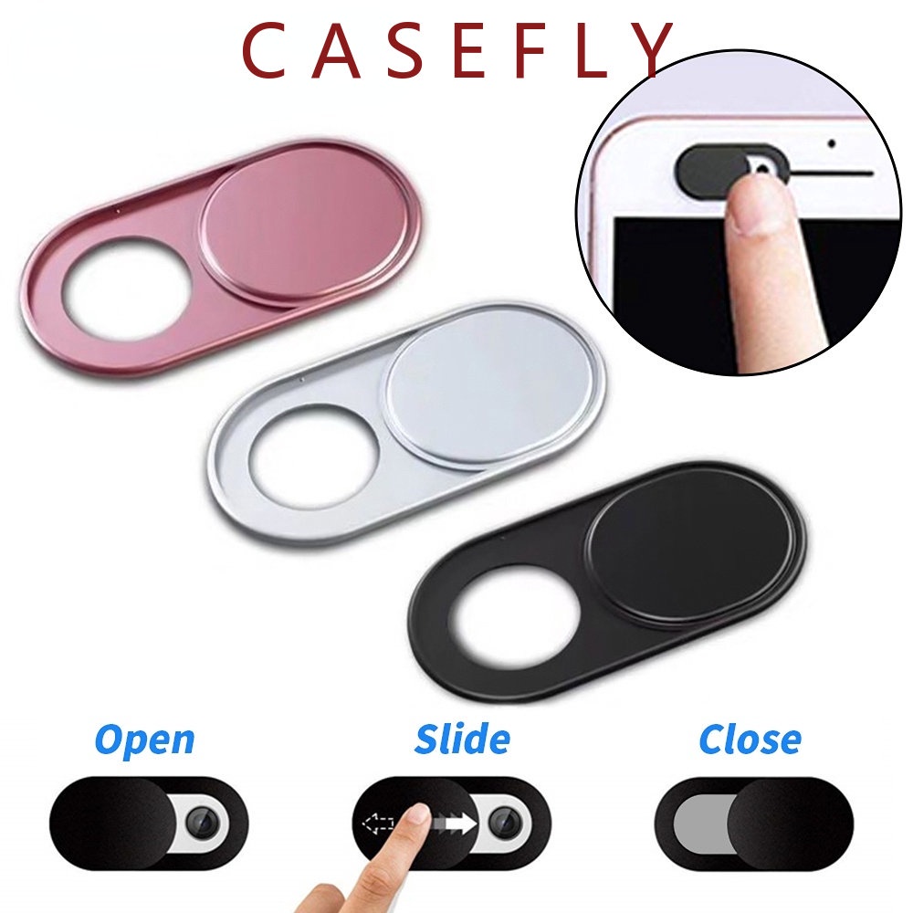 Miếng Dán Webcam Màu Trắng Đen Bảo Vệ Riêng Tư Cho Laptop / PC / Máy Tính Bảng