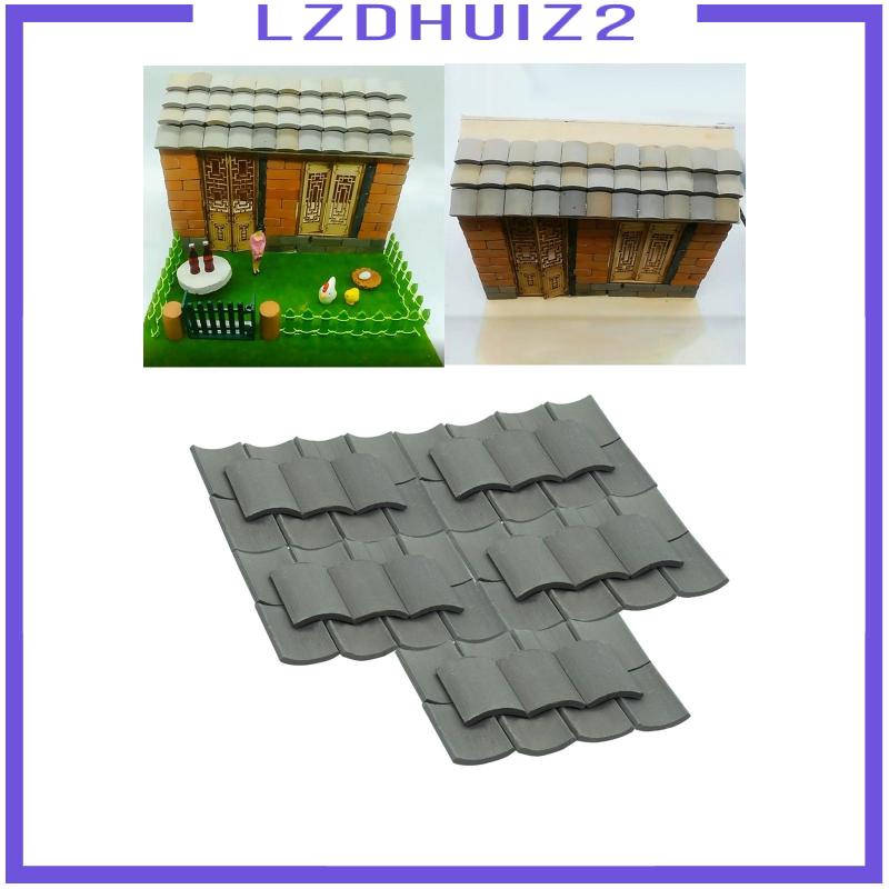 [Lzdhuiz] Bộ 50 Mô Hình Gạch Đỏ Trang Trí Nhà Búp Bê