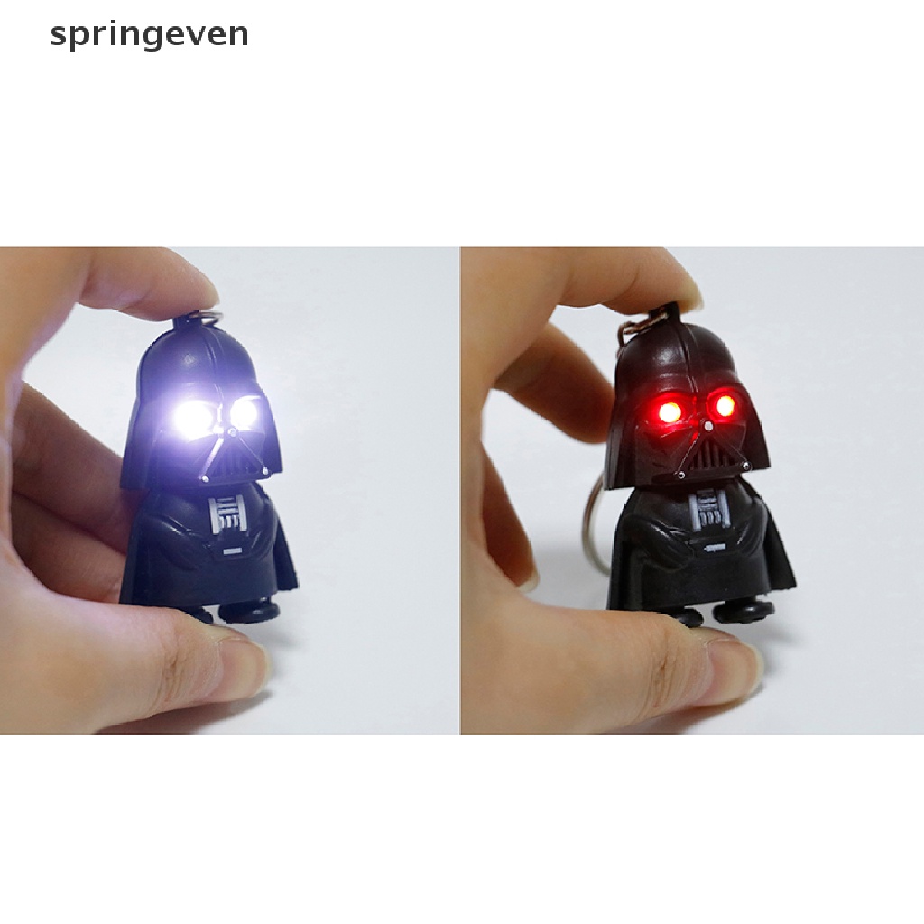 Móc Khóa Hình Darth Vader Màu Đen Có Đèn LED Độc Đáo