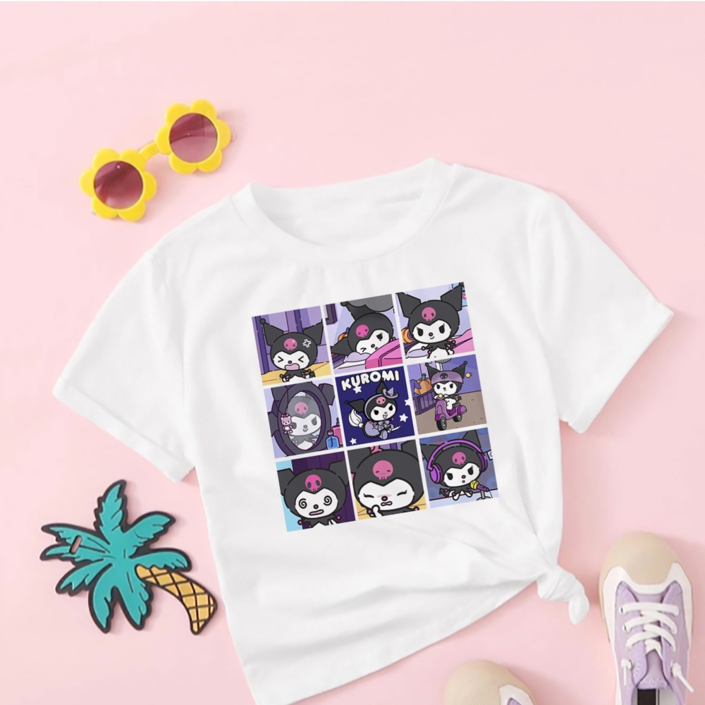 Cici Áo Thun In Hình cinnamoroll Đáng Yêu Dành Cho Bé Gái