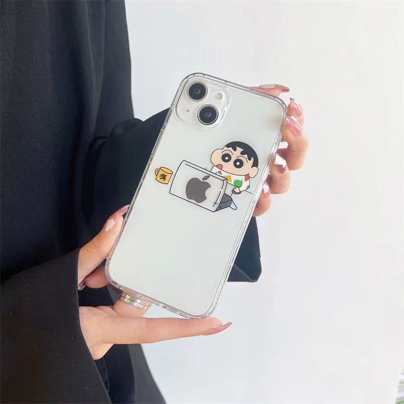 ✅Ốp Điện Thoại In Hình Cậu Bé Bút Chì Shin-Chan Dễ Thương Cho Iphone 14 Promax Xiaobai 14121311Ốp Điện Thoại Trong Suốt / Unsll Chất Lượng Cao