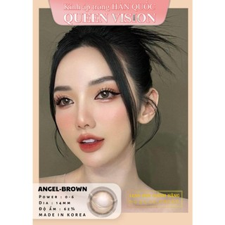 Kính áp tròng Queen Vision Cận 2 Độ Brown Choco
