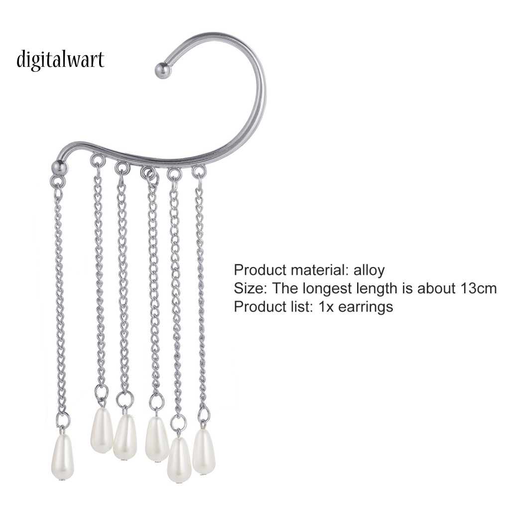 Kỹ Thuật Số| 1 Bông Tai Dài Hình Bướm Đính Đá Lấp Lánh Dành Cho Nữ