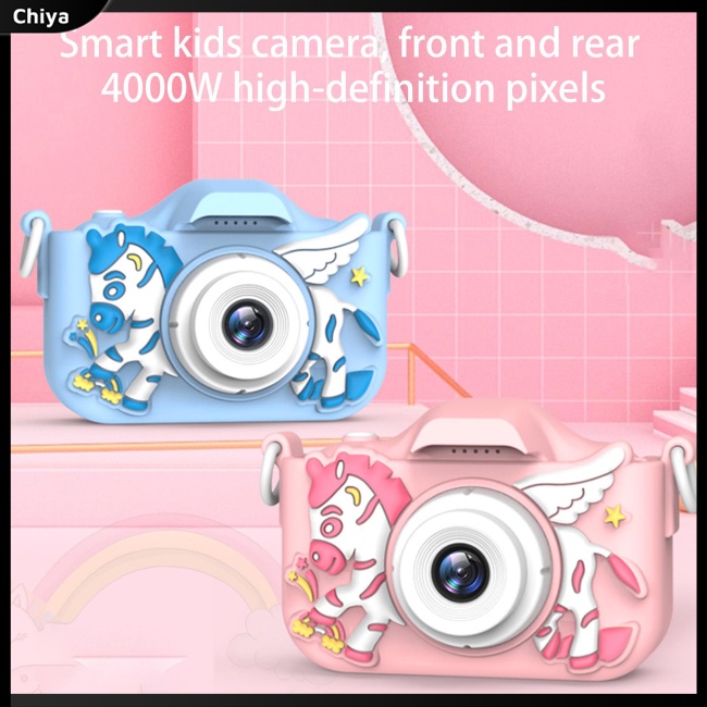 Máy Ảnh Kỹ Thuật Số Hd 2.0 Mini Họa Tiết Hoạt Hình Dễ Thương Dùng Làm Quà Tặng Sinh Nhật Cho Bé