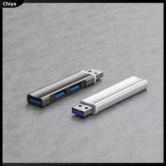 Bộ Chia 3 Cổng Usb 3.0 Bằng Hợp Kim Nhôm Nhỏ Gọn Tiện Dụng