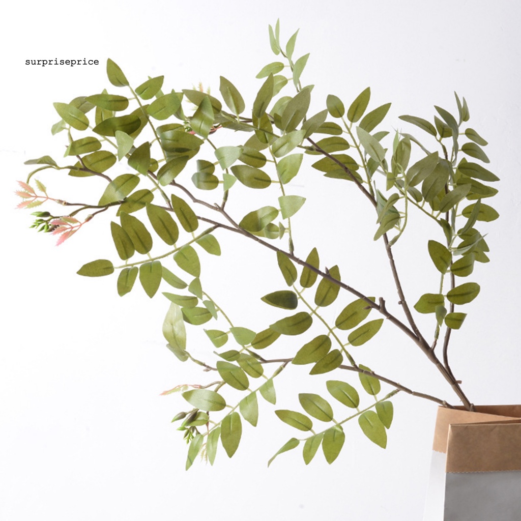 Nhánh Cây Xanh Nhân Tạo Độc Đáo Dùng Trang Trí Nhà Cửa / Tiệc Cưới