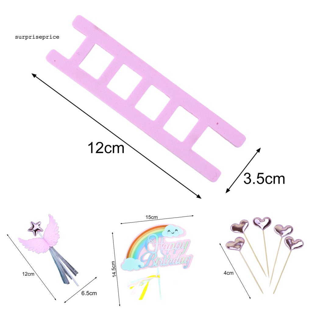 1 Bộ Que Tăm Bằng Silicone Cấp Thực Phẩm Dùng Trang Trí Bánh Kem
