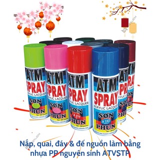 SƠN XỊT ATM SPRAY (400ML) (Màu mô tô + phản quang)