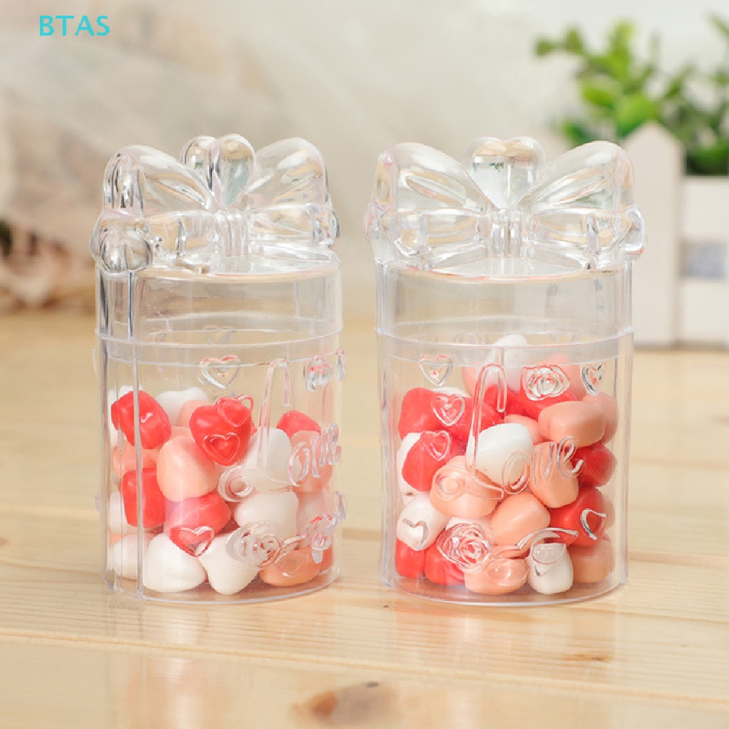 Hộp Nhựa Trong Suốt Đựng Kẹo Trang Sức Có Nắp Đậy