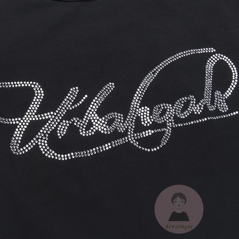 Áo Thun Tay Ngắn Cổ Tròn In Chữ Thời Trang Mùa Hè Cho Nữ