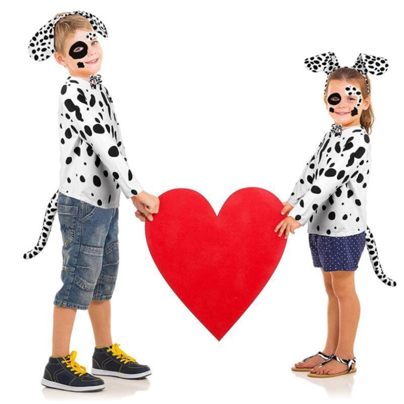 HO Bò Chó Sư Tử Donkey-Custume Bộ Tai Băng Đô Nơ Đuôi Mũi Găng Tay Kid-Halloween Trang Phục Hóa Tran