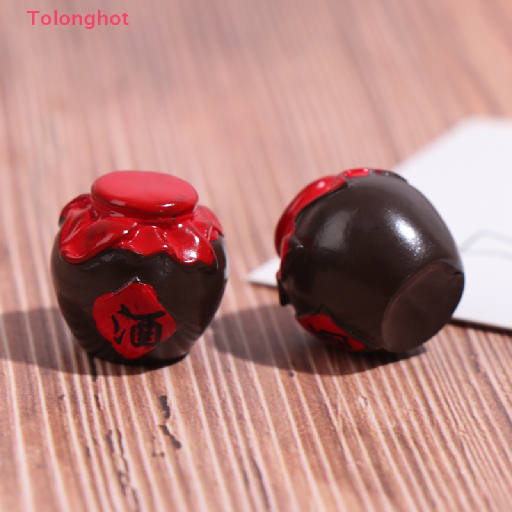 Bộ 3 Chai Rượu Mini Tỉ Lệ 1 / 12 Dùng Trang Trí Nhà Búp Bê