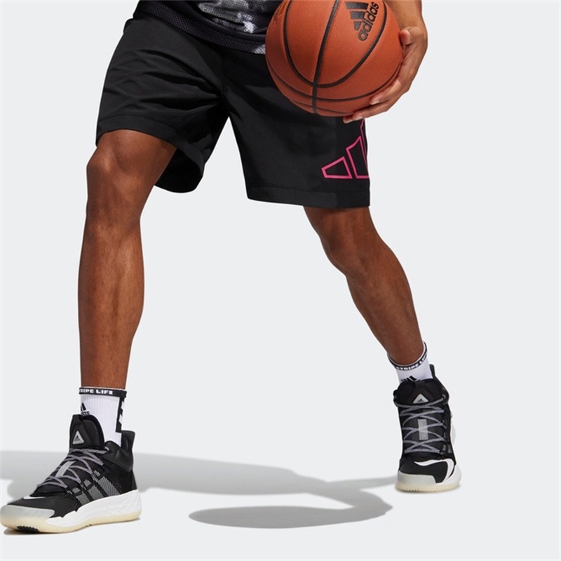 Quần Short Thể Thao Adidas Chất Liệu 100% Cotton Co Giãn Phối Dây Rút Thời Trang Unisex