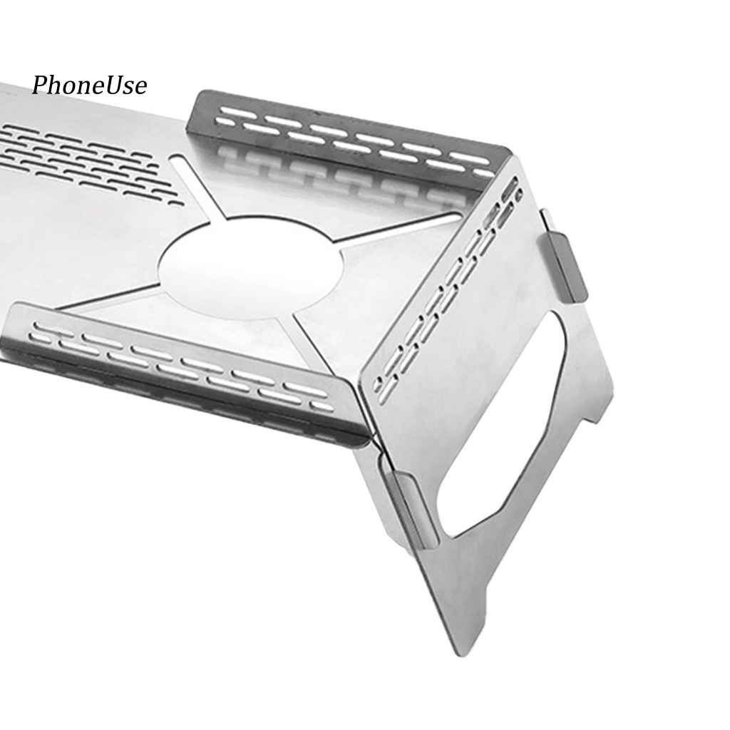 Bàn Nướng BBQ Ngoài Trời Bằng PU Chống Gió Có Thể Gấp Gọn Tiện Dụng