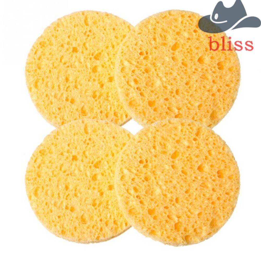 Bộ 5 Miếng Mút Trang Điểm Hình Tròn Bằng Sợi Gỗ Tự Nhiên