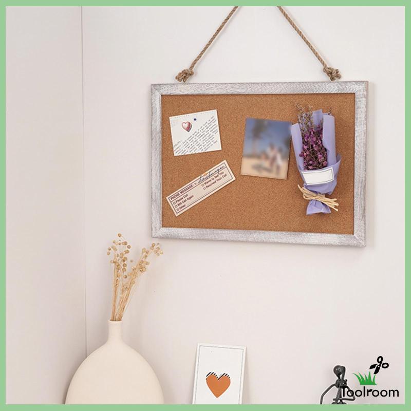 Bảng Ghim Treo Bằng Gỗ Phong Cách Vintage Cho Văn Phòng