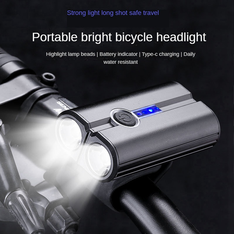 Đèn Pha T6 Polymer Chống Nước Siêu Bền Dùng Cho Xe Đạp Leo Núi