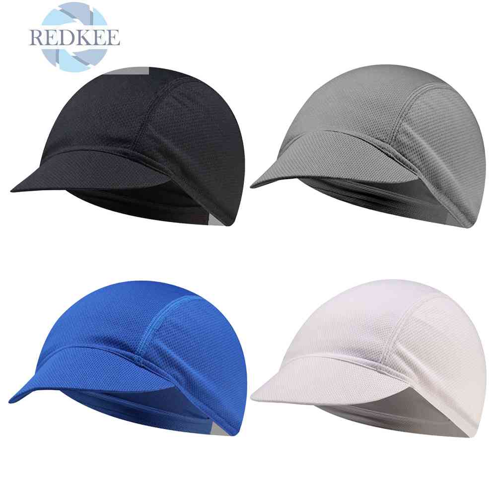 Mũ Lưới Chống Nắng Co Giãn Màu Sắc Trơn Dành Cho Đạp Xe Ngoài Trời
