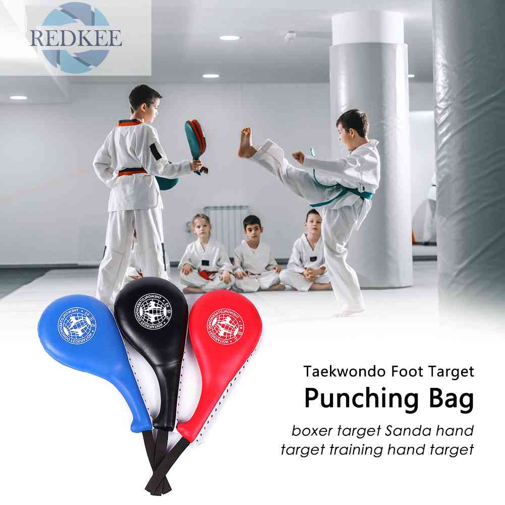 Đích Đấm Đá Cầm Tay Bằng Da PU Màu Sắc Ngẫu Nhiên Di Động Dễ