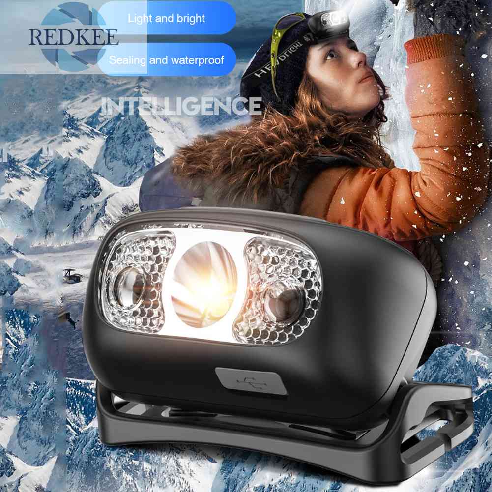 Đèn Pin Đeo Trán Bóng LED Cảnh Báo An Toàn