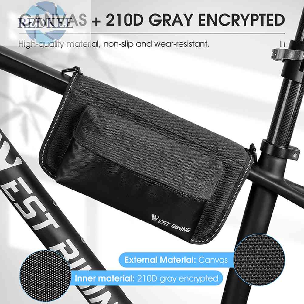 Túi Đựng Đồ Gắn Khung Trước Xe Đạp Chống Trượt Tiện Dụng
