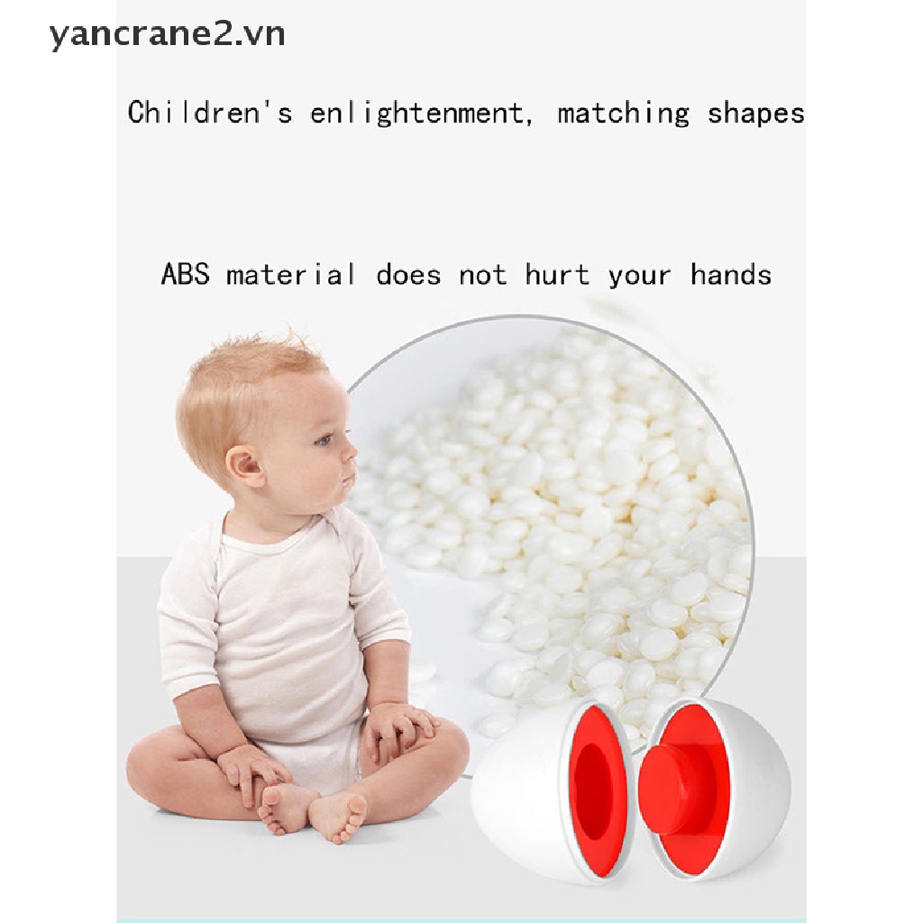 Bộ 6 Quả Trứng Thông Minh 3D Đồ Chơi Giáo Dục Montessori {yancrane2.vn}