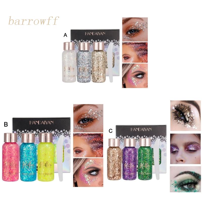 Phấn Mắt Dạng Gel Ánh Kim Lấp Lánh Nhanh Khô Dành Cho Lễ Hội Âm Nhạc