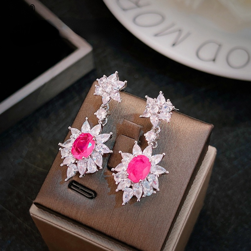 A7 | Bông Tai Dáng Dài Đính Đá Thời Trang M3450